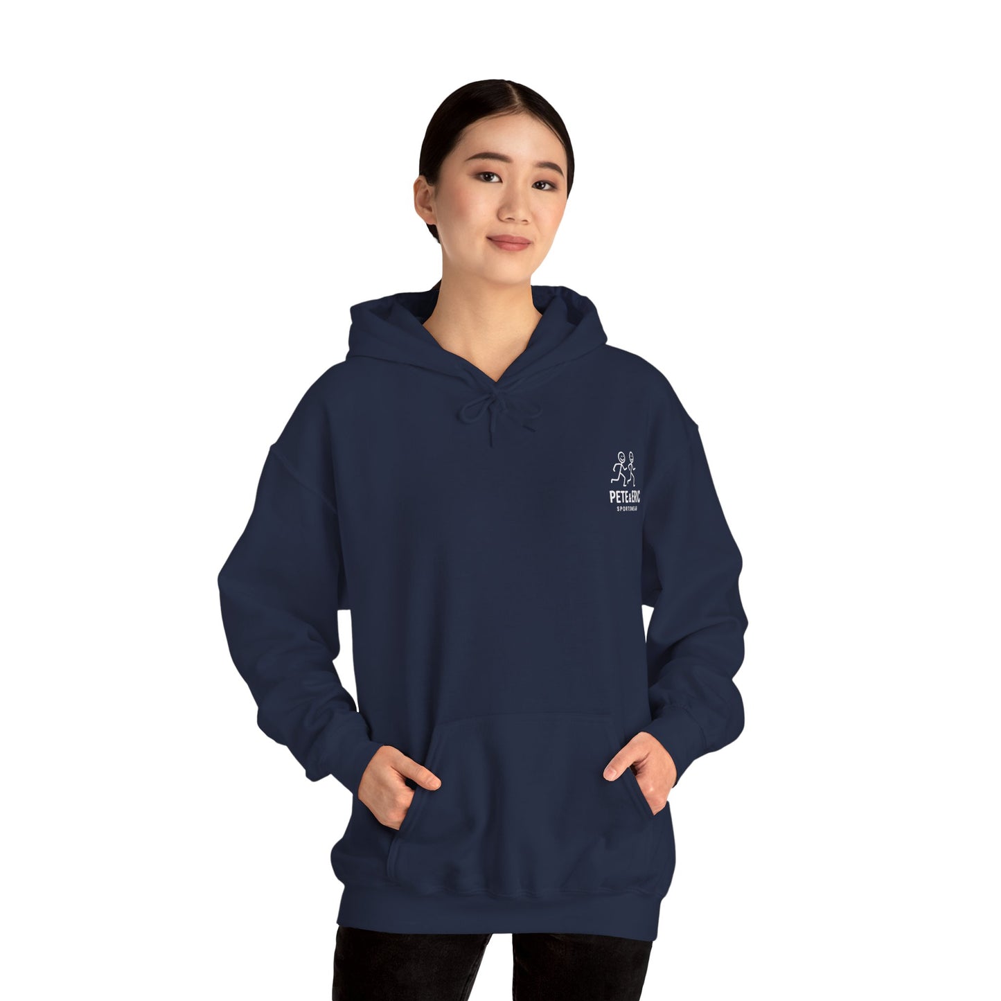 Pete and Eric Sportswear Logo Hoodie UK