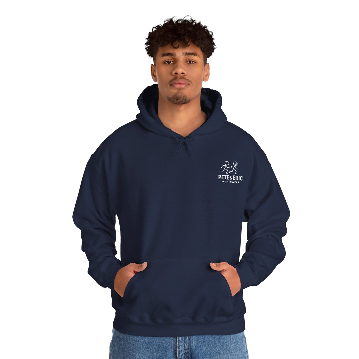 Pete and Eric Sportswear Logo Hoodie UK