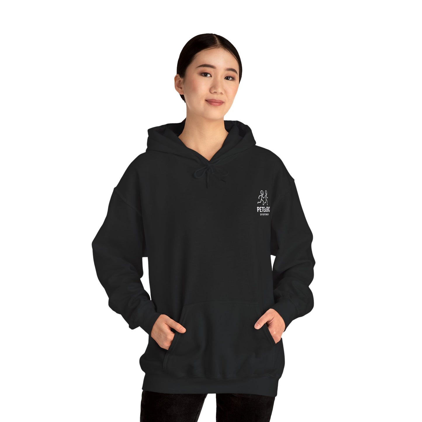 Pete and Eric Sportswear Logo Hoodie UK