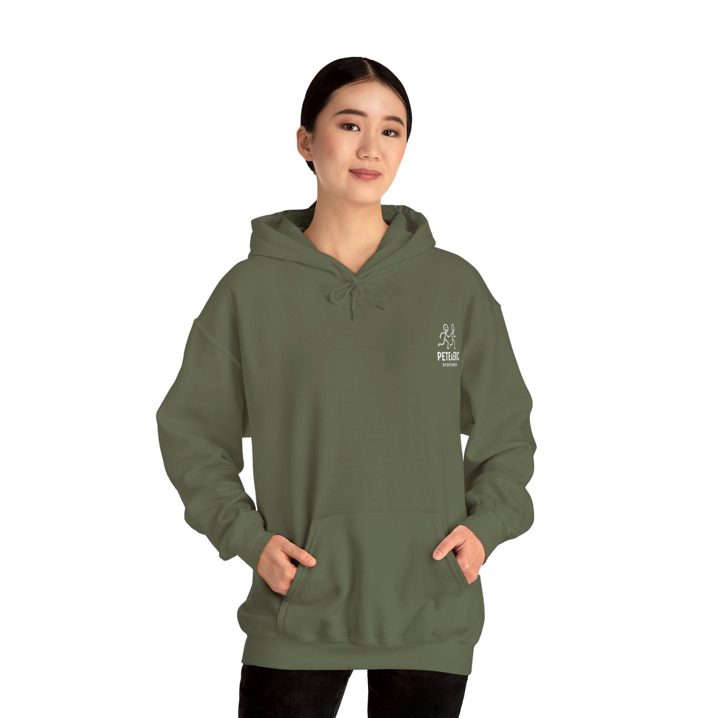 Pete and Eric Sportswear Logo Hoodie UK