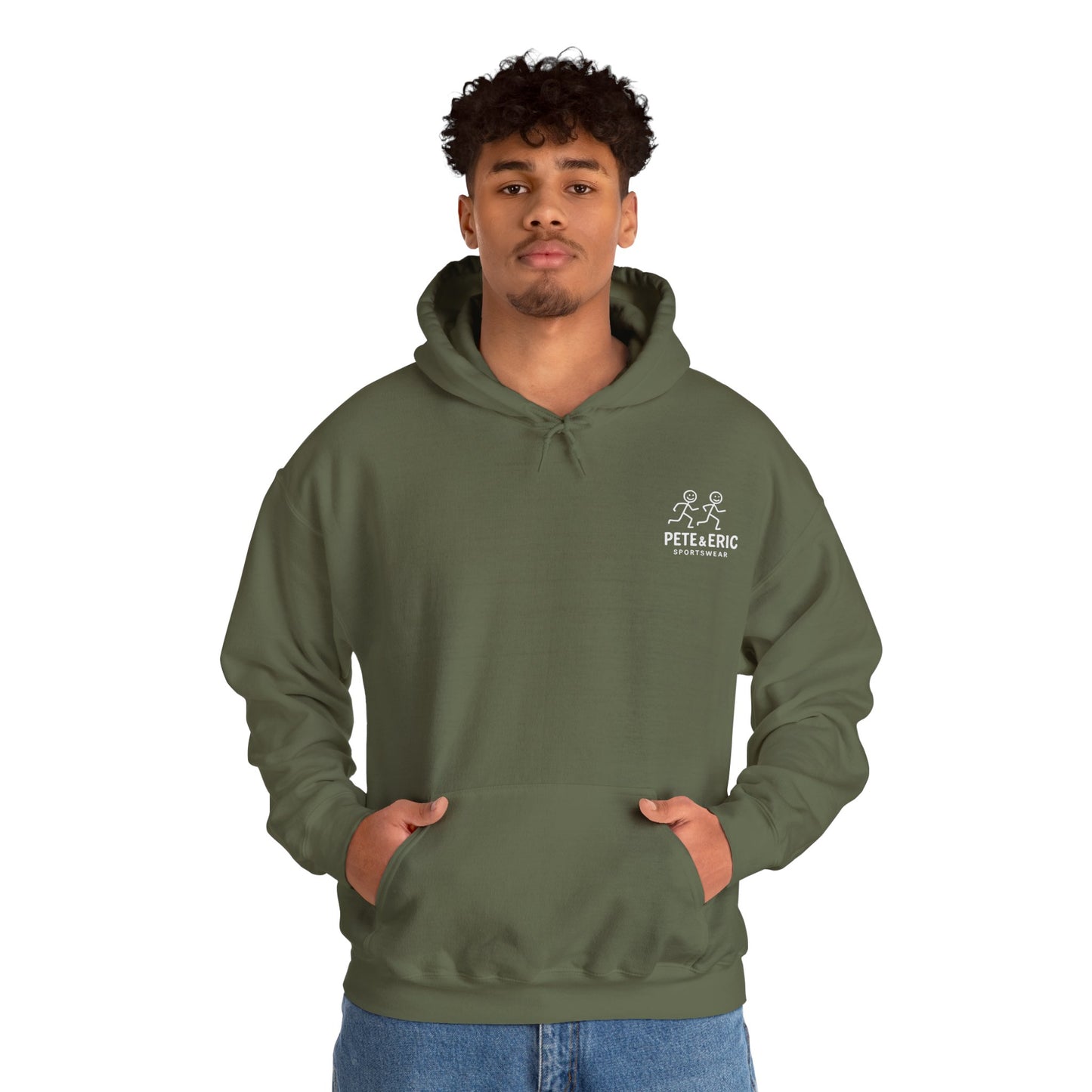 Pete and Eric Sportswear Logo Hoodie UK